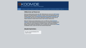 What Skoom.de website looked like in 2023 (1 year ago)