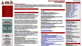 What Sammeln.at website looked like in 2023 (1 year ago)