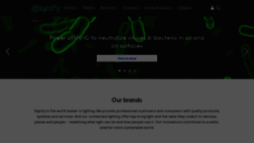 What Signify.com website looked like in 2023 (1 year ago)