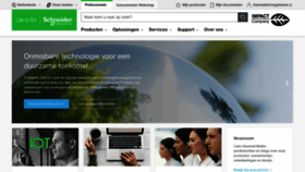 What Schneider-electric.nl website looked like in 2023 (1 year ago)