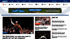 What Sny.tv website looked like in 2023 (1 year ago)