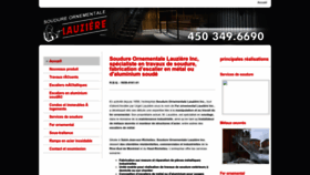 What Soudurelausiere.com website looked like in 2023 (1 year ago)
