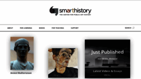 What Smarthistory.org website looked like in 2023 (1 year ago)