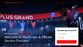 What Sky5g.vip website looked like in 2023 (1 year ago)
