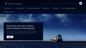 What Soefartsstyrelsen.dk website looked like in 2023 (1 year ago)