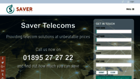 What Savertelecoms.co.uk website looked like in 2023 (1 year ago)
