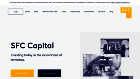 What Sfccapital.com website looked like in 2023 (1 year ago)