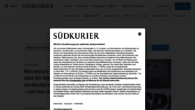 What Suedkurier.de website looked like in 2023 (1 year ago)