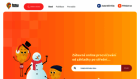 What Skolasnadhledem.cz website looked like in 2023 (1 year ago)