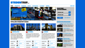 What Stedentrip.com website looked like in 2023 (1 year ago)