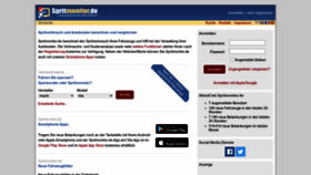 What Spritmonitor.de website looked like in 2023 (1 year ago)