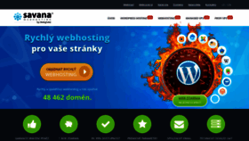 What Savana-hosting.cz website looked like in 2023 (1 year ago)