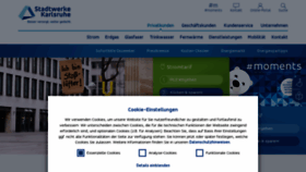 What Stadtwerke-karlsruhe.de website looked like in 2023 (1 year ago)