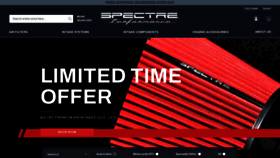 What Spectreperformance.com website looked like in 2023 (1 year ago)