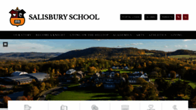 What Salisburyschool.org website looked like in 2023 (1 year ago)