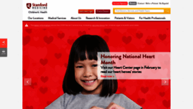 What Stanfordchildrens.org website looked like in 2023 (1 year ago)