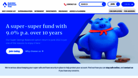 What Sunsuper.com.au website looked like in 2023 (1 year ago)