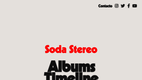 What Sodastereo.com website looked like in 2023 (1 year ago)