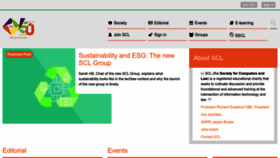 What Scl.org website looked like in 2023 (1 year ago)