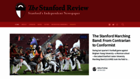 What Stanfordreview.org website looked like in 2023 (1 year ago)