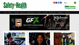 What Safetyandhealthmagazine.com website looked like in 2023 (1 year ago)