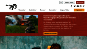 What Survivalinternational.de website looked like in 2023 (1 year ago)