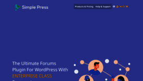 What Simple-press.com website looked like in 2023 (1 year ago)