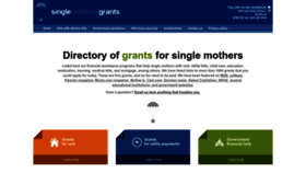 What Singlemothersgrants.org website looked like in 2023 (1 year ago)