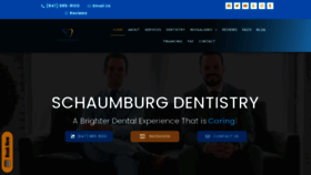What Schaumburg-dentistry.com website looked like in 2023 (1 year ago)