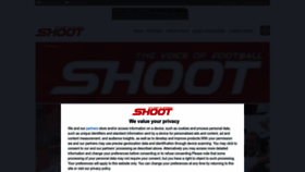 What Shoot.co.uk website looked like in 2023 (2 years ago)