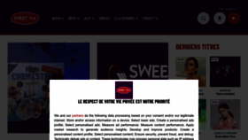 What Sweetfm.fr website looked like in 2023 (1 year ago)