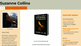 What Suzannecollinsbooks.com website looked like in 2023 (1 year ago)