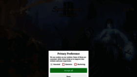What Spellforce.com website looked like in 2023 (1 year ago)