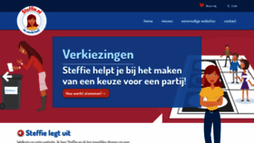 What Steffie.nl website looked like in 2023 (1 year ago)