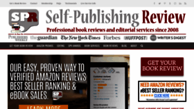 What Selfpublishingreview.com website looked like in 2023 (1 year ago)