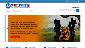 What Scooterworks.com website looked like in 2023 (1 year ago)