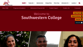 What Swccd.edu website looked like in 2023 (1 year ago)