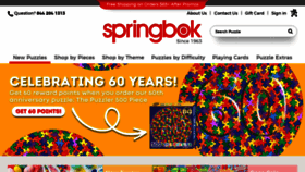 What Springbok-puzzles.com website looked like in 2023 (1 year ago)