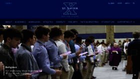 What Stxavier.org website looked like in 2023 (1 year ago)