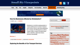 What Smallbizviewpoints.com website looked like in 2023 (1 year ago)