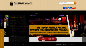 What Stevieawards.com website looked like in 2023 (1 year ago)