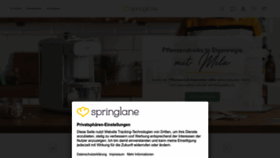 What Springlane.de website looked like in 2023 (1 year ago)