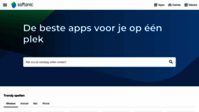 What Softonic.nl website looked like in 2023 (1 year ago)