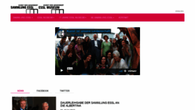 What Sammlung-essl.at website looked like in 2023 (1 year ago)