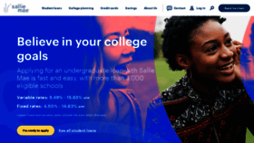 What Salliemae.com website looked like in 2023 (1 year ago)
