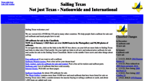 What Sailingtexas.com website looked like in 2023 (1 year ago)