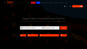 What Supportblackowned.com website looked like in 2023 (1 year ago)