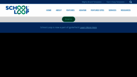 What Schoolloop.com website looked like in 2023 (1 year ago)