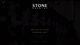 What Stonebrewing.com website looked like in 2023 (1 year ago)