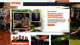 What Stihl.com.au website looked like in 2023 (1 year ago)